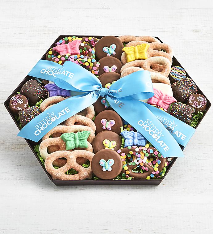 Simply Chocolate Sensational Spring Snack Tray